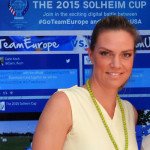 Julia Scharf (l.) und Golf-Profi Sophia Popov moderieren den Solheim Cup im SWR sowie der ARD.