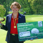 Paula Kirner hat ihren Titel bei den Deutschen Lochspielmeisterschaften in Frankfurt erfolgreich verteidigt. (Foto: DGV Presse)