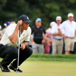 Tiger Woods kann sich bei der BMW Championship des FedExCups auch am zweiten Turniertag unter Par halten. (Foto: Getty)