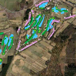 Planspiele: Die Erweiterung der Green Eagle Golf Courses um den West Course auf Papier. (Foto: Michael Blesch/Green Eagle Golf Courses)