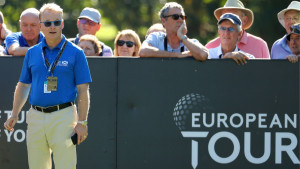 Keith Pelley, Chef der European Tour, bei einem Turnier. (Foto: Getty)