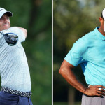 Rory McIlroy gelingt ein solider Auftakt in die BMW Championship der PGA Tour - während Tiger Woods seine Enttäuschung verhüllt. (Foto: Getty)