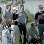 Die besten Golfer der Welt amüsieren sich beim Drive Contest. (Foto: Youtube/TaylorMade Golf)
