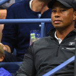 Tiger Woods und sein Sohn Charlie bei der Tennis US Open 2017 (Foto: Getty)