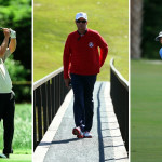 Jack Nicklaus, Davis Love III und Peter Jacobsen (von Links) haben künstliche Hüftgelenke und sind trotzdem erfolgreiche Golfer. (Foto: Getty)
