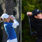 Esther Henseleit (li.) und Caroline Masson überstehen den Cut auf der LPGA Tour. (Foto: Getty)