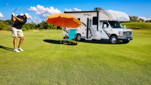 Der Golfurlaub im Wohnmobil wird immer beliebter. (Grafik: Golf Post)