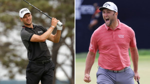 Martin Kaymer und der Sieger der US Open 2021: Jon Rahm. (Foto: G)