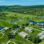 Nicht nur aus der Vogelperspektive ein echter Hingucker - das Zala Springs Golf Resort. (Foto: Zala Springs Golf Resort)