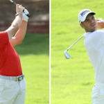 Rory McIlroy und Martin Kaymer bei der DP World Tour Championship der European Tour. (Fotos: Getty)