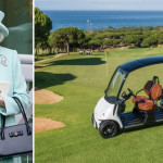 Queen Elizabeth fährt nun in einer Luxus-Variante eines Golfcarts. (Foto: Getty / Twitter @gariagolfcar)