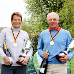 Petra Flamme und Christian Domin sind Deutscher Meister in der Altersklasse 65. (Foto: DGV)
