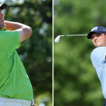 Scottie Scheffler und Patrick Reed in Runde 1 der PGA Tour Charles Schwab Challenge 2022. (Foto: Getty)