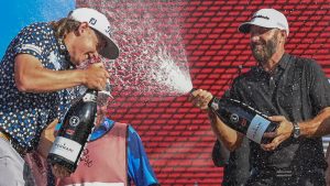 Der "Aces GC", das Team um Dustin Johnson, gewinnt die LIV Golf Team Championship 2022. (Foto: Getty)