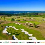 Golf Post Tour 2023: Der Blick über die Golfanlage im Gut Wissmannshof.