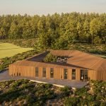 Das geplante Clubhaus des Dunas Courses. (Foto: Azalea / Terras da Comporta)