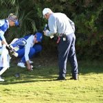 Carlota Ciganda nahm beim Solheim Cup 2023 einen Drop in Anspruch. (Foto: Getty)