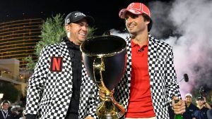 Justin Thomas und Carlos Sainz können den den Netflix Cup für sich entscheiden. (Foto: Getty)