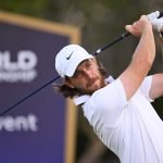 Tommy Fleetwood mit dem TaylorMade Qi10 Driver am dritten Tag der DP World Tour Championship 2023 in Dubai. (Foto: Getty)