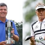 Scott Dunlap triumphierte beim Comeback von Bernhard Langer auf der Champions Tour. (Fotos: Getty)