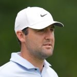 Scottie Scheffler am ersten Tag der Charles Schwab Challenge in Fort Worth . (Foto: Getty)