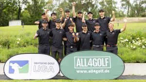 Die Herren aus dem Münchener GC machen das Rennen um die Final-Four- Tickets mit ihrem Sieg in Stuttgart so richtig spannend. (Foto: DGV/Lettenbichler)