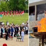 Eröffnungszeremonie im antiken Olympia und Ankunft des Olympischen Feuers an der Costa Navarino. (Fotos: Jürgen Linnenbürger)