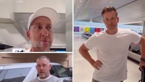 Drei Viertel des Majestic GC Teams kamen in Houston an, nur um festzustellen, dass ihre Schläger fehlten. (Fotos: X@MajesticksGC)