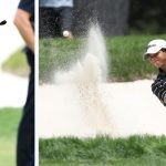 Tiger Woods und Sohn Charlie gemeinsam bei dessen USGA-Debüt. (Fotos: Getty)