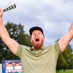 Martin Borgmeier gewinnt die Longdrive Competition der BMW International Open 2024. (Foto: BMW Group)