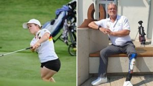 Jennifer Sräga und Frank Sorber sind Teil des europäischen Teams beim Cairns Cup. Unterstützt werden die Teilnehmerinnen und Teilnhemer von Sun Mountain. (Quelle: Sports Impact Limited)