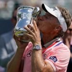 Bernhard Langer hält den Rekord für die meisten Siege auf der Champions Tour. Hier zu sehen nach seinem Triumph bei der US Senior Open 2023. (Foto: Getty)