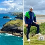 Cornwalls raue Nordküste und St. Enodoc Golf Club. (Foto: Jürgen Linnenbürger)