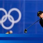 Matti Schmid am zweiten Tag des Golfturniers bei Olympia 2024. (Foto: Getty)