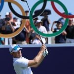 Joel Girrbach im Le Golf National während des Golfturniers bei Olympia 2024. (Foto: Getty)