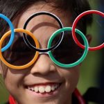 Ein junger Fan beim Olympischen Golfturnier. (Foto: Getty)