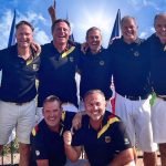 Stolze Sieger nach dem Spiel gegen England. (Quelle: Jos Gal)