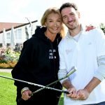 Franzi van Almsick und Felix Neureuther beim ersten Franzi & Felix Invitational. (Foto: Wolfgang Breiteneicher / ABR-Pictures)