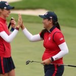 Nelly Korda und Allisen Corpuz sicherten Punkt 1 für Team USA. (Foto: Getty)