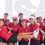 Das Team USA hat den Junior Solheim Cup mit 18,5 zu 5,5 gewonnen. (Quelle: X @AJGAGolf)
