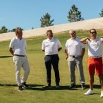 Design-Erklärer: Golfstar Sergio Garcia und seine Mitstreiter beim Projekt Torre Course in Terras da Comporta. (Foto: Azalea Group)