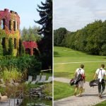 Das Land Gut Höhne mit seinem historischen Backsteingebäuden und Efeu-bedeckten Wänden, eingebettet in die grüne Landschaft Nordrhein-Westfalens. (Foto: Land Gut Höhne)