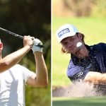 Lukas Nemecz (li.) und Freddy Schott bei der zweiten Runde der Australien Open der DP World Tour. (Quelle: Getty)