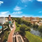 Der Panoramablick auf die Europa-Park Hotels. (Foto: Europa-Park Hotels)