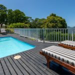 Blick über die Terrasse des Hideaway Guest House. (Foto: Hideaway Guest House)