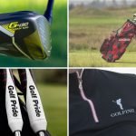 Im Equipment-Bereich gibt es Jahr für Jahr Neuerscheinungen. (Fotos: Ping, OGIO, Golf Pride, Golfino)