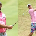 Max Homa (li.) und Marcel Siem auf der ersten Runde der Nedbank Golf Challenge der DP World Tour. (Quelle: Getty)