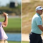 Scottie Scheffler und Sepp Straka während ihrer zweiter Runde der Hero World Open der PGA Tour. (Fotos: Getty)