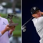 Der Sieger Harris English und Matti Schmid am Finaltag der Farmers Insurance Open der PGA Tour. (Quelle: Getty)