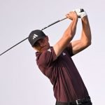 PGA Tour: Ludvig Åberg am elften Abschlag des Torrey Pines GC (North) in San Diego, USA, am 22.Jänner 2025. (Foto: Getty)